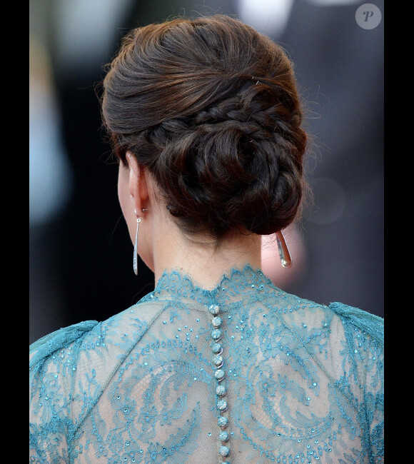 Catherine Middleton : ravissante dans une superbe robe Jenny Packham  lors du dîner de gala pour célébrer l'arrivée des Jeux Olympiques au Royal Albert Hall à Londres le 11 mai 2012