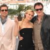 Brad Pitt, Diane Kruger et Quentin Tarantino lors du festival de Cannes 2009, pour le photocall d'Inglourious Basterds