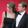 Angelina Jolie et Brad Pitt lors du festival de Cannes 2007 pour la projection d'Un coeur invaincu