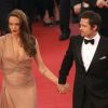 Angelina Jolie et Brad Pitt lors du festival de Cannes 2009 sur le tapis rouge du film Inglourious Basterds