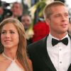 Jennifer Aniston et Brad Pitt lors du festival de Cannes le 13 mai 2004 pour la présentation de Troie
