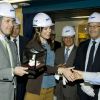 En visite sur les chantiers navals Daewoo le 12 mai 2012. Le prince Frederik et la princesse Mary de Danemark étaient en visite officielle en Corée du Sud du 10 au 15 mai 2012.