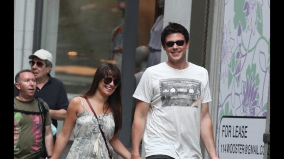 Lea Michele et Cory Monteith : Shopping en amoureux à New York
