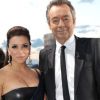 Michel Denisot et Eva Longoria en mai 2010 à Cannes.