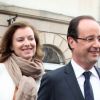 Valérie Trierweiler et François Hollande à Tulle, le 6 mai 2012.