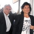 Dominique Strauss-Kahn et Anne Sinclair à New York, le 3 septembre 2011.