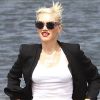 Gwen Stefani et ses fils Kingston et Zuma sur la plage à Los Angeles le 20 mai 2012