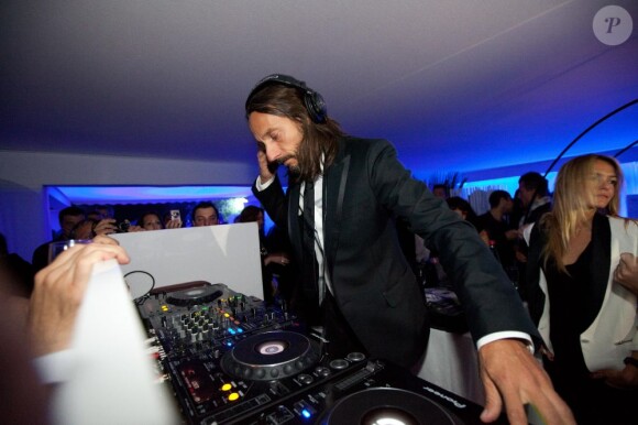 Bob Sinclar lors de la soirée du Majestic, le 20 mai 2012 à Cannes
