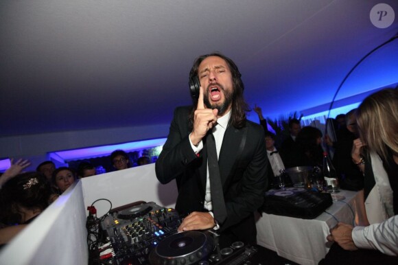 Bob Sinclar lors de la soirée du Majestic, le 20 mai 2012 à Cannes