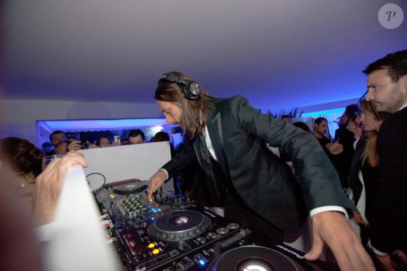 Bob Sinclar lors de la soirée du Majestic, le 20 mai 2012 à Cannes