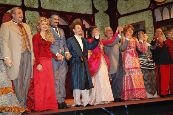 Dernière représentation du Dindon, au théâtre Edouard-VII, à Paris, le 22 mai 2012.
