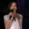 Milla Jovovich chante son single Electric Sky au Life Ball de Vienne, le 19 mai 2012.