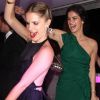 Eugenie Niarchos et Shermine Shahrivar mettent l'ambiance à la soirée Glam Extravaganza de de Grisogono à l'hôtel du Cap Eden Roc. Antibes, le 23 mai 2012.