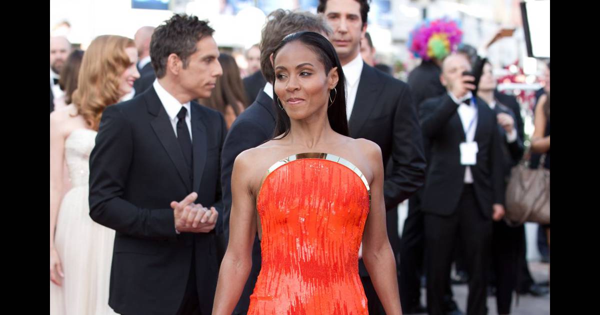 Virginie Ledoyen Joue Avec Will Smith Jada Pinkett Smith adopte la robe fendue sexy au Festival de Cannes