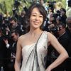 Kim Yun Jin adopte la robe fendue sexy au Festival de Cannes 2012.