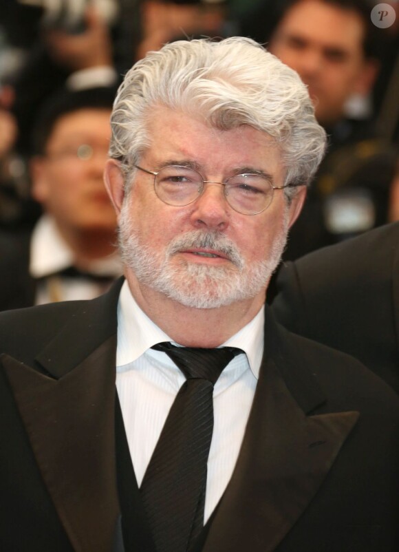 George Lucas au Festival de Cannes pour présenter Red Tails, le 25 mai 2012.