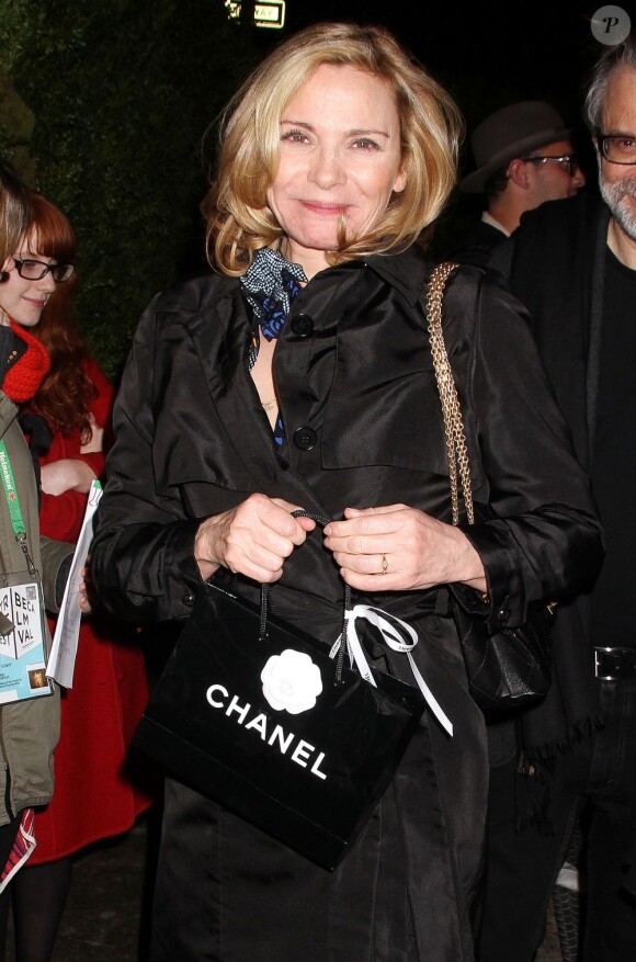 Kim Cattrall au dîner Chanel organisé en marge du festival de cinéma de Tribeca à New York, le 24 avril 2012.