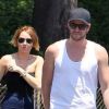 Miley Cyrus avec Liam Hemsworth, le dimanche 13 mai 2012.