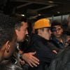 Justin Bieber arrive à Paris, le jeudi 31 mai 2012.