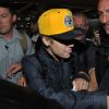 Justin Bieber arrive à Paris, le jeudi 31 mai 2012. Il y restera 48 heures.