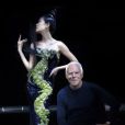 Giorgio Armani présente sa collection Privé inspirée de l'Asie lors de la soirée One Night Only In Beijing. Pékin, le 31 mai 2012.