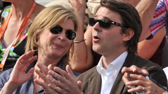 Roland-Garros 2012 : Michèle Laroque et François Baroin sortent de leur réserve
