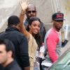 Kelly Rowland arrive au concert de Jay-Z et Kanye West à Paris Bercy le 1er juin 2012