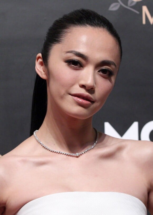 L'actrice chinoise Yao Chen lors de l'ouverture de la nouvelle boutique Montblanc dans le quartier de Sanlitun. Pékin, le 1er juin 2012.