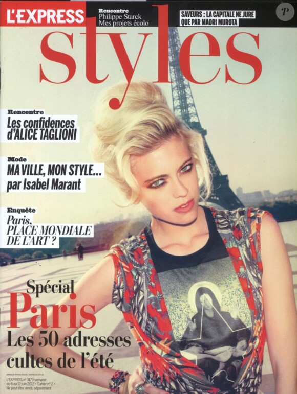 Retrouvez l'interview d'Alice Taglioni dans L'Express Style, 6 juin 2012.
