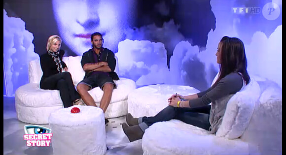 Nadège, Thomas et Capucine dans la quotidienne de Secret Story 6 le mardi 5 juin 2012 sur TF1