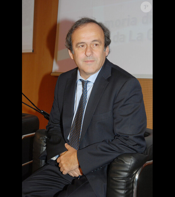 Michel Platini le 14 novembre 2011 à Milan