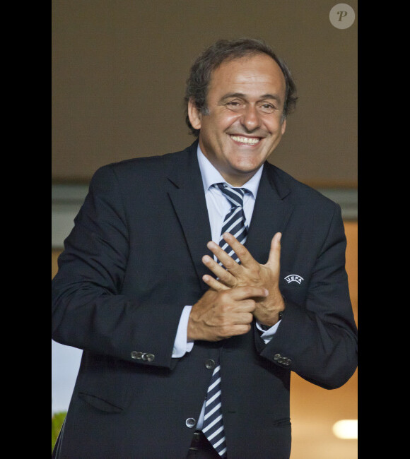 Michel Platini le 26 août 2011 à Monaco