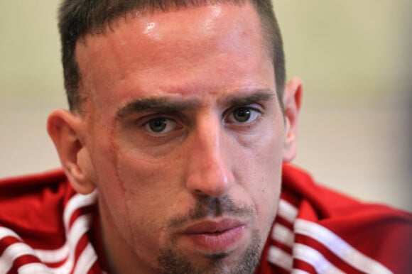 Franck Ribéry le 5 janvier 2012 au Qatar