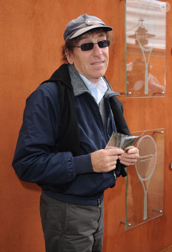 Alain Souchon au tournoi de Roland-Garros, le 8 juin 2012.