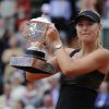 Maria Sharapova était extrêmement émue lors de son triomphe à Roland-Garros, le 9 juin 2012