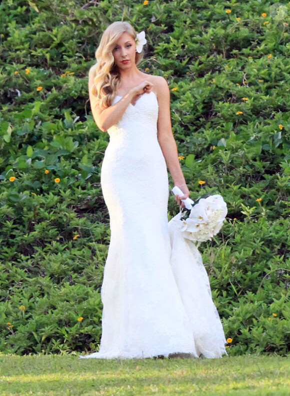 Shooting photo pour la mariée Leah Felder, à Hawaï, le jeudi 31 mai 2012.