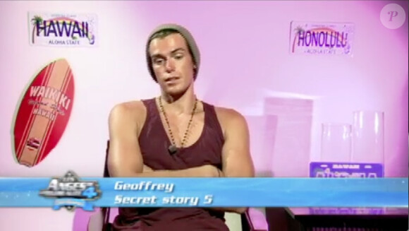 Geoffrey dans les Anges de la télé-réalité 4, mardi 12 juin 2012 sur NRJ12