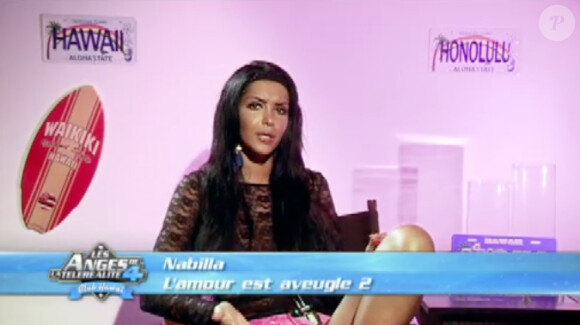 Nabilla dans les Anges de la télé-réalité 4, mardi 12 juin 2012 sur NRJ12