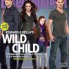Couverture d'Entertainment Weekly avec Robert Pattinson, Kristen Stewart, Mackenzie Foy et Taylor Lautner pour Twilight - chapitre V : Révélation (partie II)