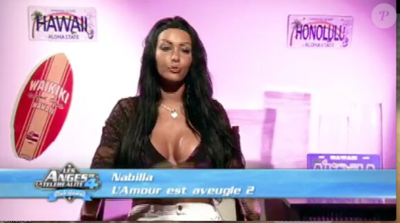 Nabilla dans les Anges de la télé-réalité 4, jeudi 14 juin 2012 sur NRJ12
