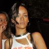 Rihanna à la sortie du Club 40/40 à New York, le 14 juin 2012.