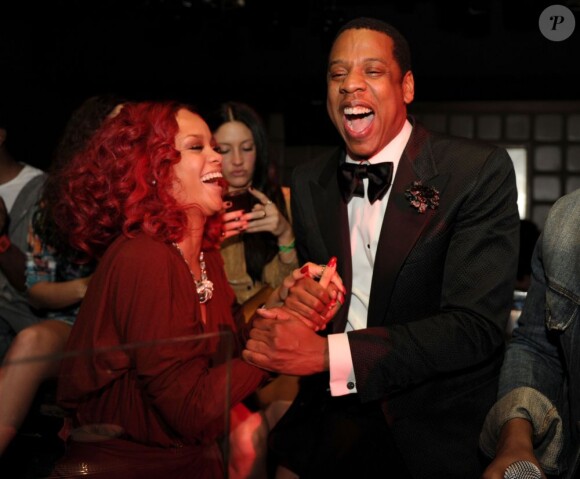 Rihanna et Jay-Z à Las Vegas, le 31 décembre 2010.