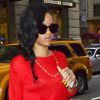 Rihanna et son chouette look rouge, à New York, le 13 juin 2012.