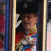 La reine Elizabeth II et le prince Philip lors de la parade militaire "Trooping the colour", à Londres, le 16 juin 2012