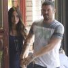 Megan Fox, enceinte et court vêtue, profite d'une journée avec son époux Brian Austin Green à Los Angeles. Le 16 jin 2012