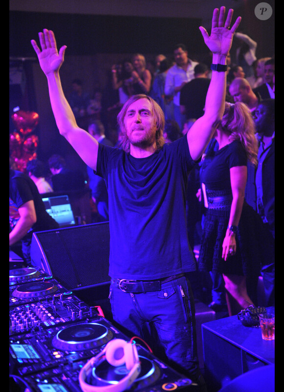 David Guetta, Cannes (22 mai 2012).