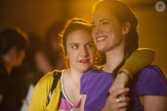 Lena Dunham et Allison Williams dans la série Girls.