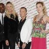 Tyra Banks, Elle Macpherson, Julien MacDonald et la fashinoista Whitney Port lors du lancement de Britain and Ireland's Next Top Model le 19 juin à Londres