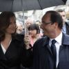 François Hollande et Valérie Trierweiler à Tulle, le 9 juin 2012.