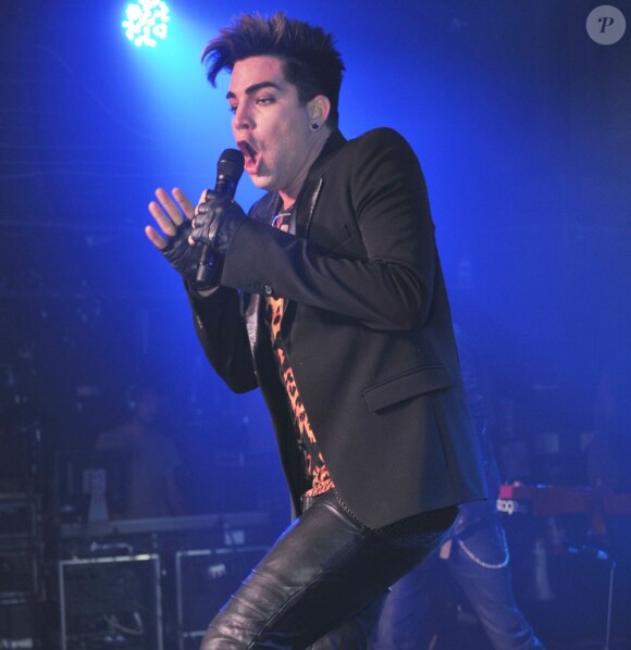 Adam Lambert à Londres, le 10 juin 2012.